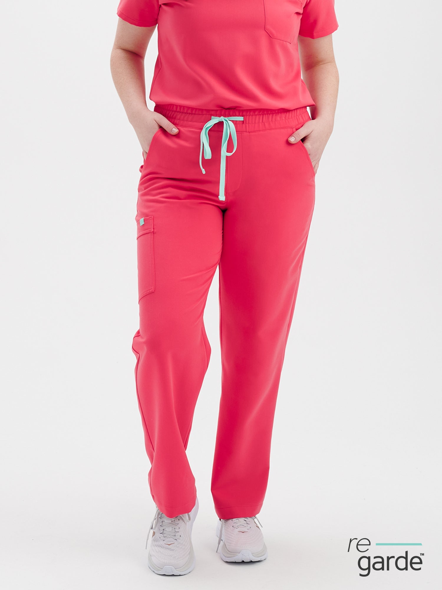 JULIETA RE-GARDE™ - VERT FIJI - Straight Cut Scrub Pants||JULIETA RE-GARDE™  - VERT FIJI - Pantalon Coupe Droite