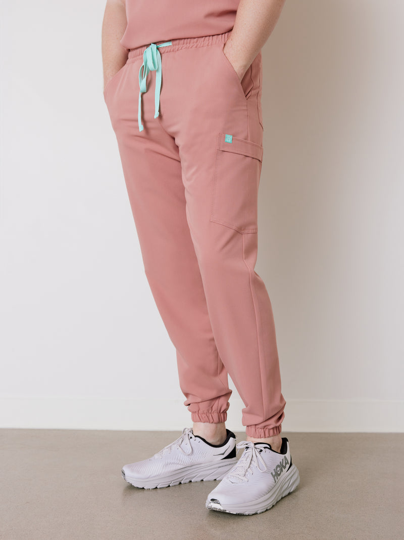 WILLIAM RE-GARDE™ - BLUSH - Men's Jogger Pants - SILVADUR™||WILLIAM RE-GARDE™ - BLUSH - Pantalon Jogger - SILVADUR™