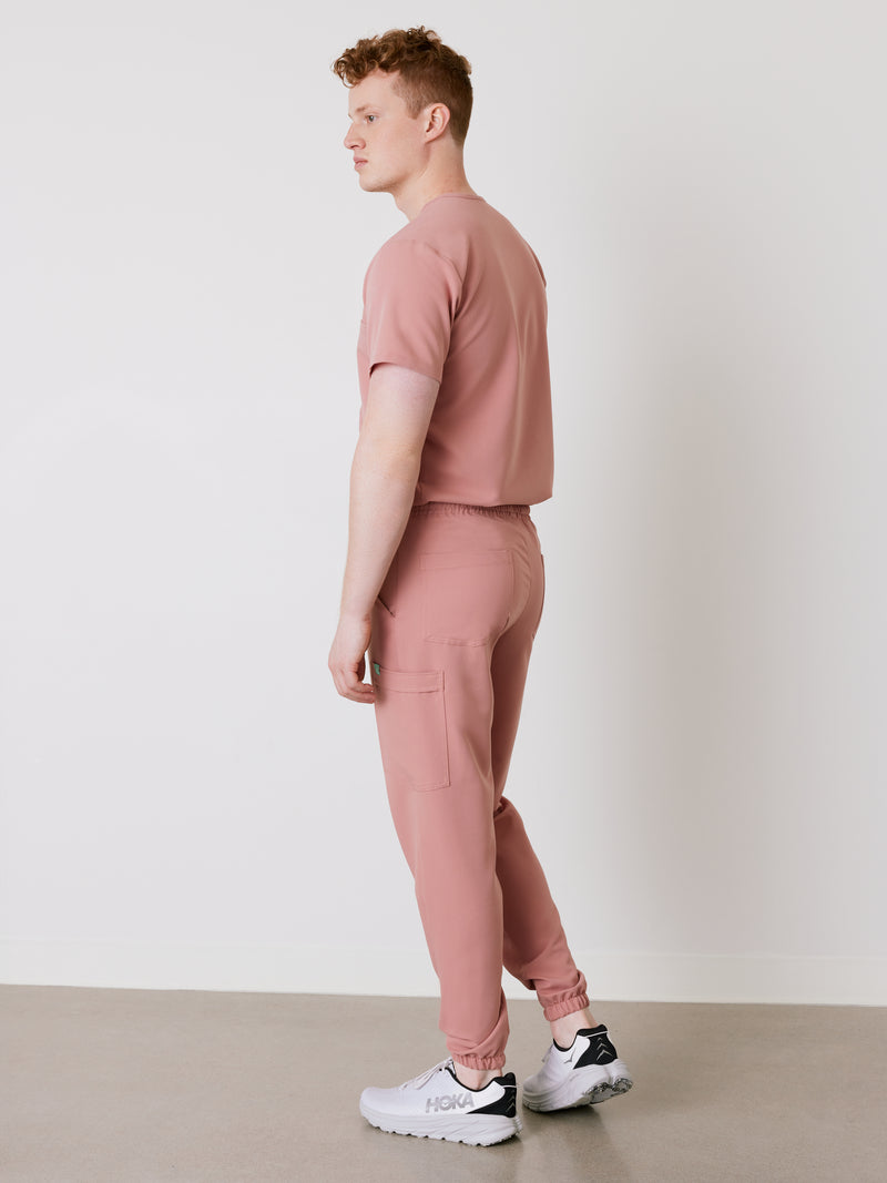 WILLIAM RE-GARDE™ - BLUSH - Men's Jogger Pants - SILVADUR™||WILLIAM RE-GARDE™ - BLUSH - Pantalon Jogger - SILVADUR™