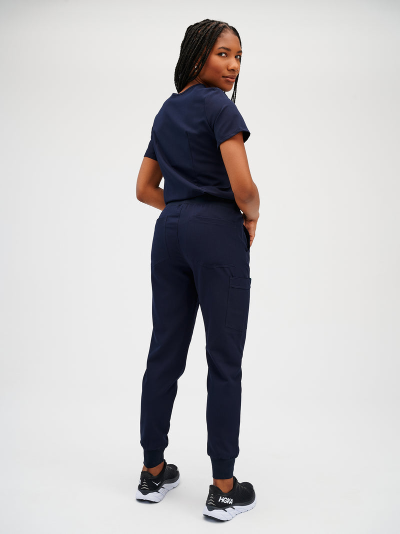 DEMI RE-GARDE™ - BLEU MYSTIQUE - Jogger Scrub Pants - FINAL SALE|| DEMI RE-GARDE™ - BLEU MYSTIQUE - Pantalon Jogger - VENTE FINALE