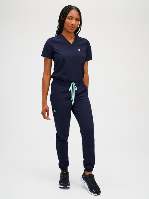 ROSIE RE-GARDE™ - BLEU MYSTIQUE - Jogger Scrub Pants - FINAL SALE||ROSIE RE-GARDE™ - BLEU MYSTIQUE - Pantalon Jogger - VENTE FINALE