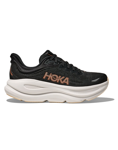 Women's Hoka Bondi 9 Black / Rose Gold||Femmes Hoka Bondi 9 Black / Rose Gold