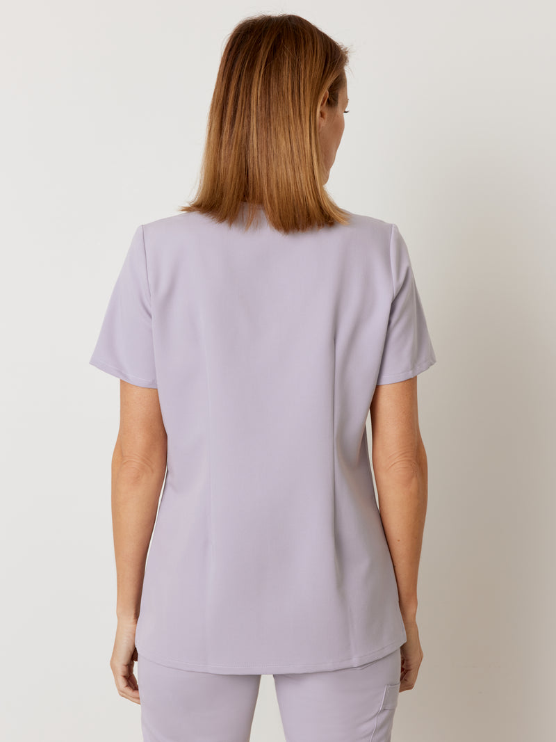 GABRIELLE RE-GARDE™ - PERLE - One Pocket Scrub Top - SILVADUR™||GABRIELLE RE-GARDE™ - PERLE - Haut Une Poche - SILVADUR™