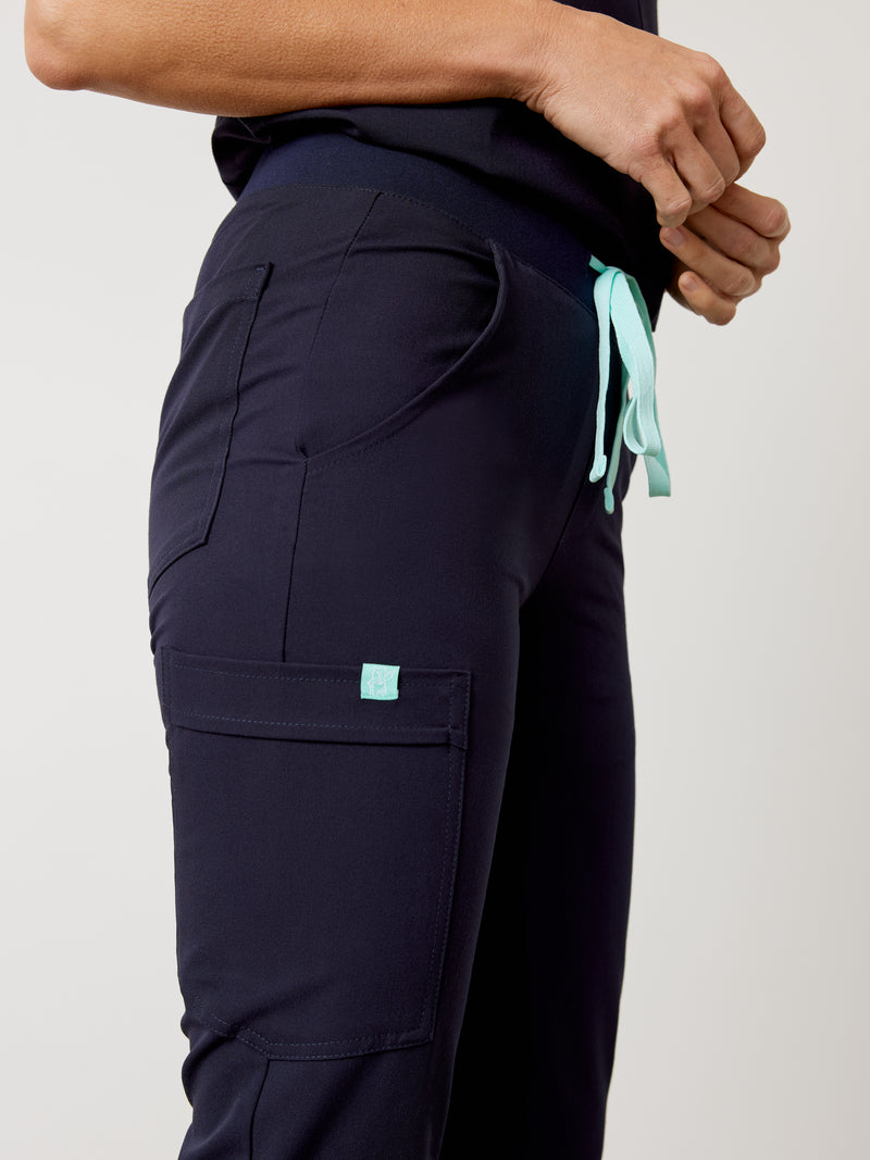 DEMI RE-GARDE™ - BLEU NAUTIQUE - Jogger Scrub Pants|| DEMI RE-GARDE™ - BLEU NAUTIQUE - Pantalon Jogger