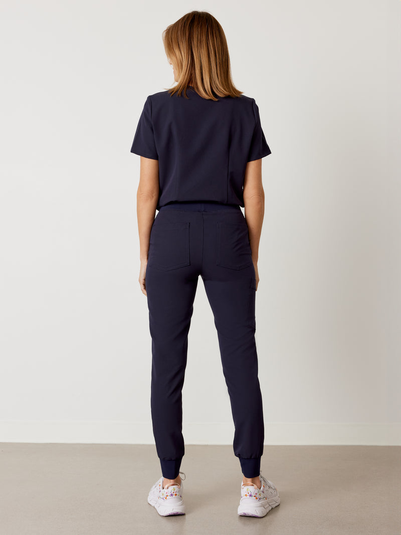 DEMI RE-GARDE™ - BLEU NAUTIQUE - Jogger Scrub Pants|| DEMI RE-GARDE™ - BLEU NAUTIQUE - Pantalon Jogger