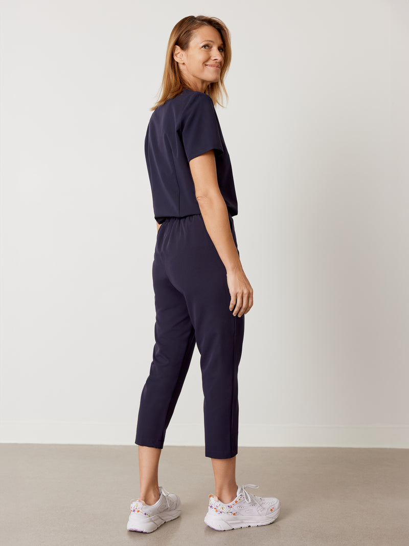 EVA RE-GARDE™ - BLEU NAUTIQUE - 7/8 Scrub Pants - SILVADUR™||EVA RE-GARDE™ - BLEU NAUTIQUE - Pantalon 7/8 - SILVADUR™