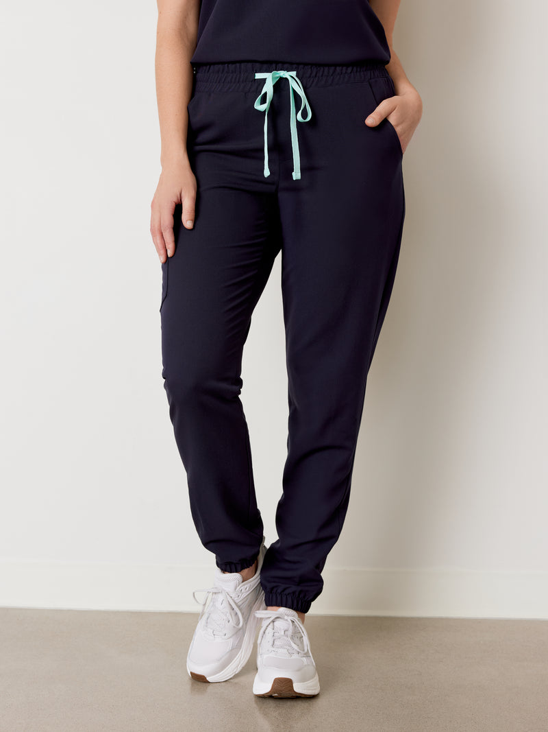 ROSIE RE-GARDE™ - BLEU NAUTIQUE - Jogger Scrub Pants||ROSIE RE-GARDE™ - BLEU NAUTIQUE - Pantalon Jogger