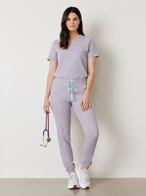 ROSIE RE-GARDE™ - PERLE - Jogger Scrub Pants - SILVADUR™||ROSIE RE-GARDE™ - PERLE - Pantalon Jogger - SILVADUR™