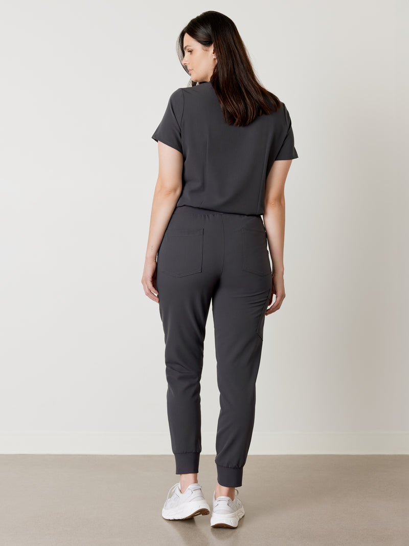 DEMI RE-GARDE™ - CHARBON - Jogger Scrub Pants|| DEMI RE-GARDE™ - CHARBON - Pantalon Jogger