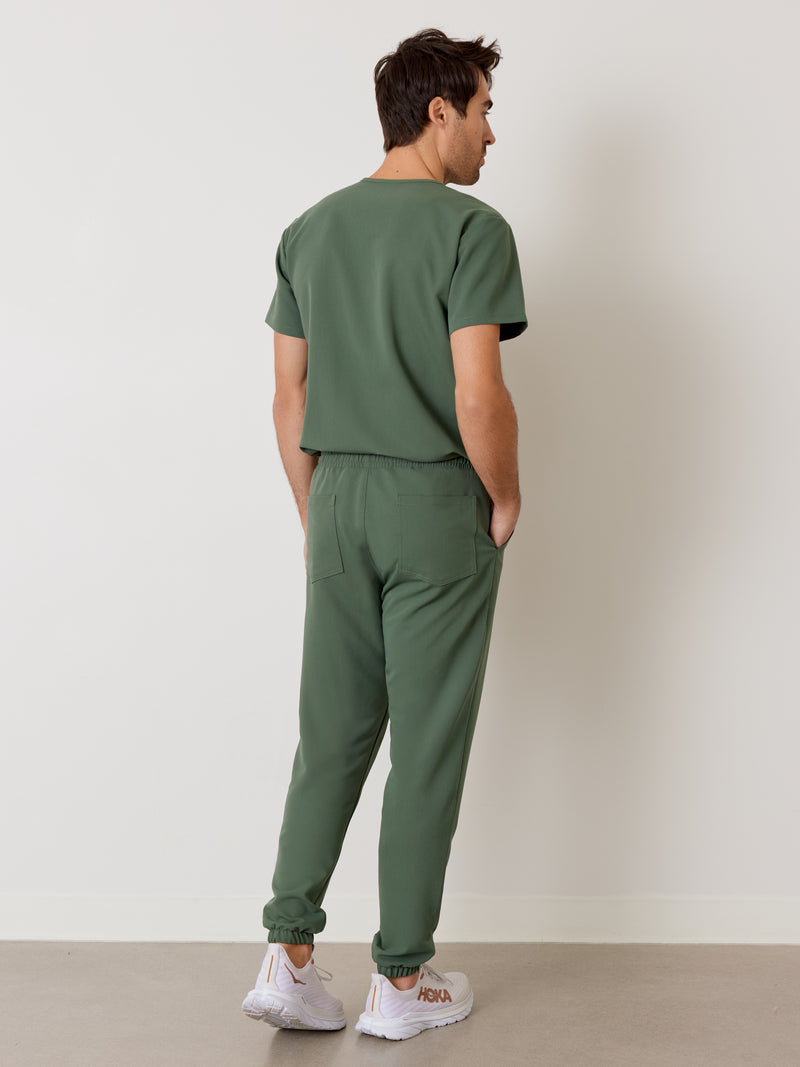 WILLIAM RE-GARDE™ - EUCALYPTUS - Men's Jogger Pants - SILVADUR™||WILLIAM RE-GARDE™ - EUCALYPTUS - Pantalon Jogger - SILVADUR™