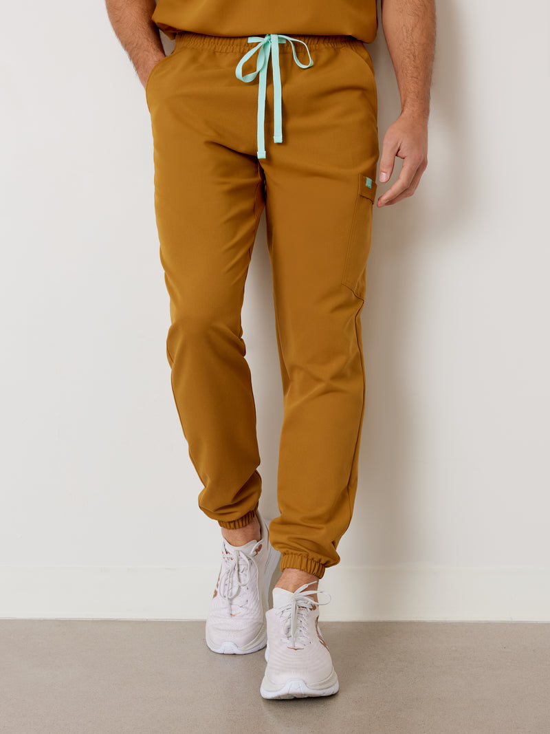 WILLIAM RE-GARDE™ - BRONZE - Men's Jogger Pants - SILVADUR™||WILLIAM RE-GARDE™ - BRONZE - Pantalon Jogger - SILVADUR™