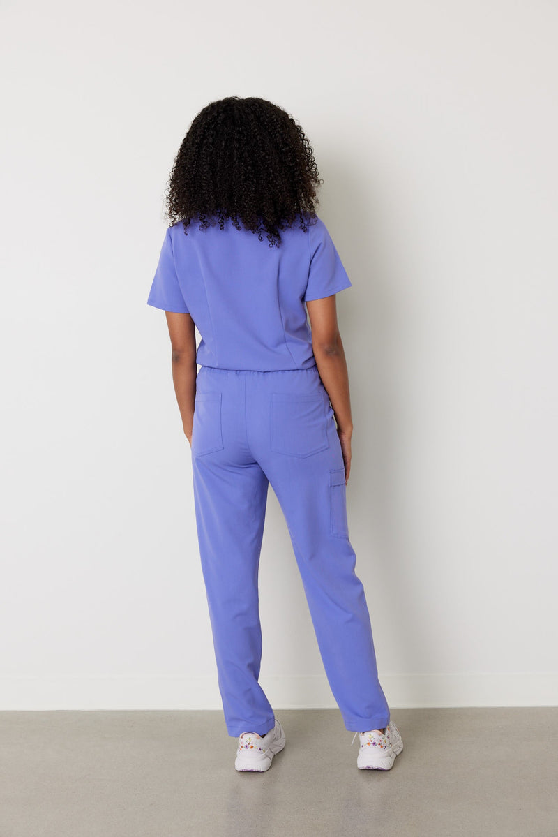 JULIETA RE-GARDE™ - IRIS - Straight Cut Scrub Pants - SILVADUR™||JULIETA RE-GARDE™ - IRIS - Pantalon Coupe Droite - SILVADUR™