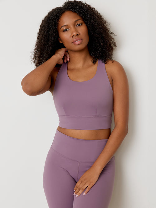 Sport Bra - Mauve Poudré - Garde-Malade||Brassière Sport - Mauve Poudré - Garde-Malade