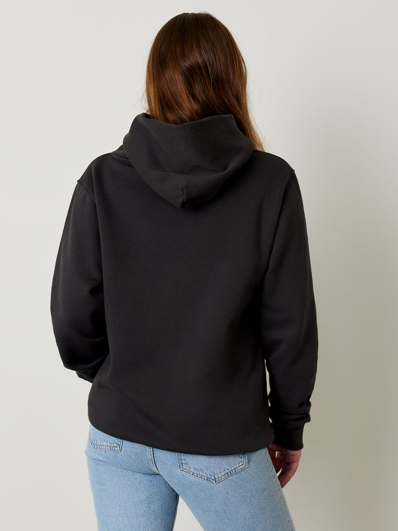 Premium Heavyweight Hoodie - Teddy Patch - Charbon