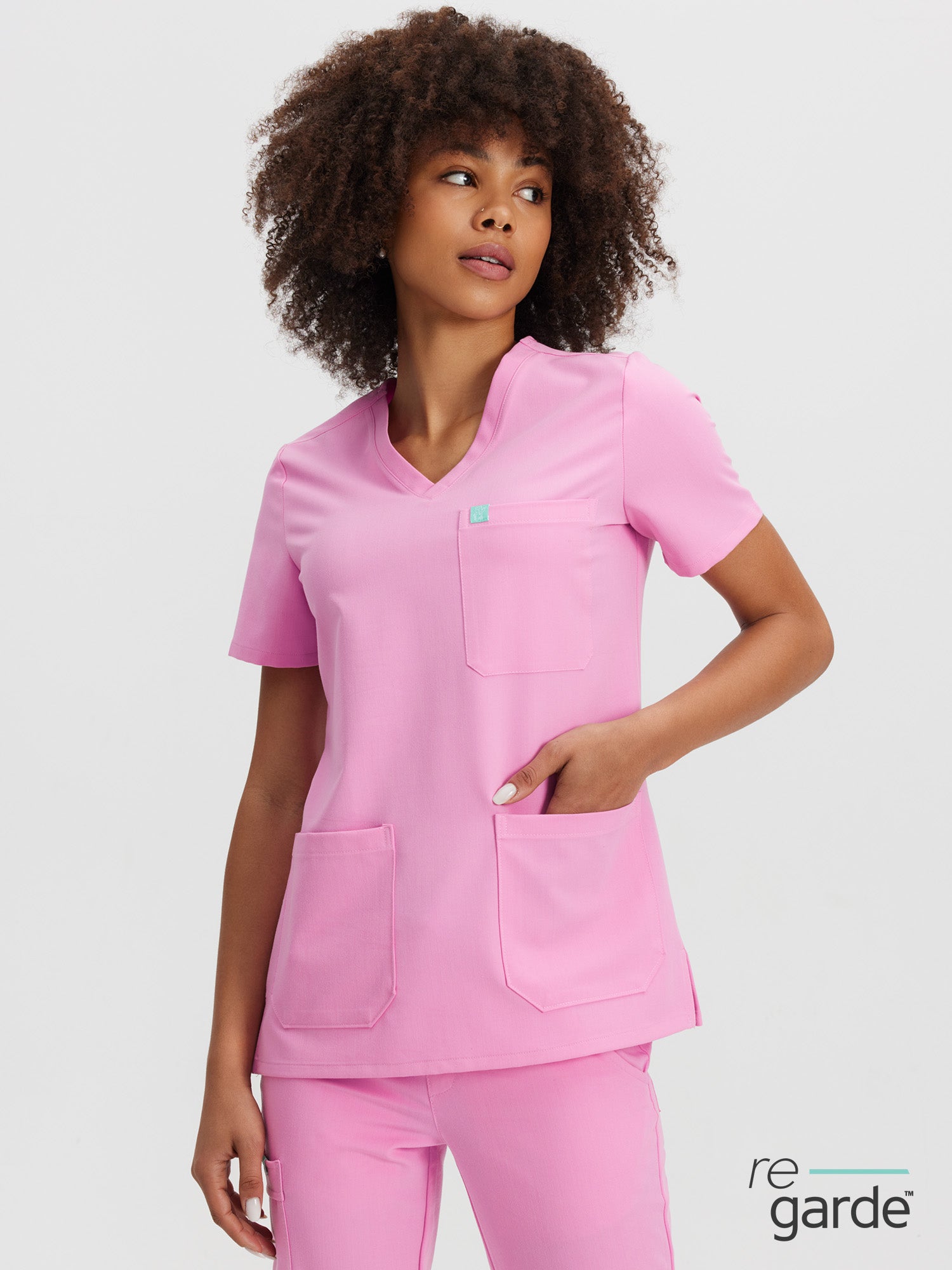 Pink deals scrub tops