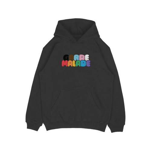Premium Heavyweight Hoodie - Rainbow Garde-Malade - Noir