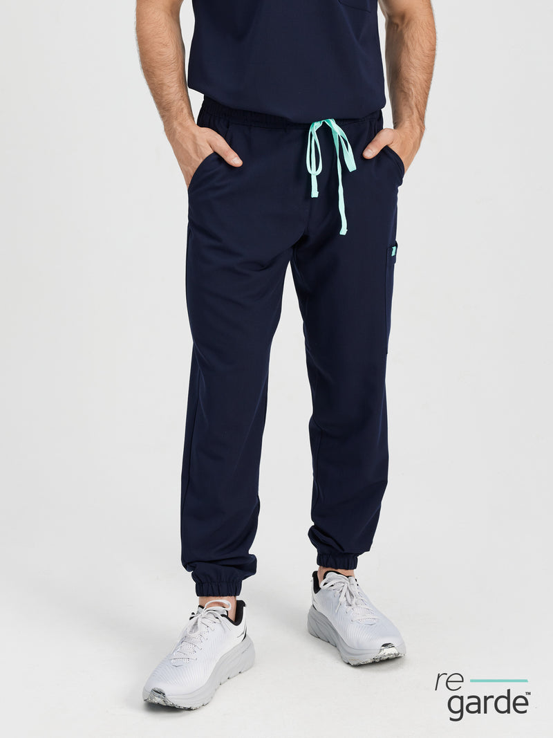 WILLIAM RE-GARDE™ - BLEU MYSTIQUE - Men's Jogger Pants - FINAL SALE||WILLIAM RE-GARDE™ - BLEU MYSTIQUE - Pantalon Jogger - VENTE FINALE