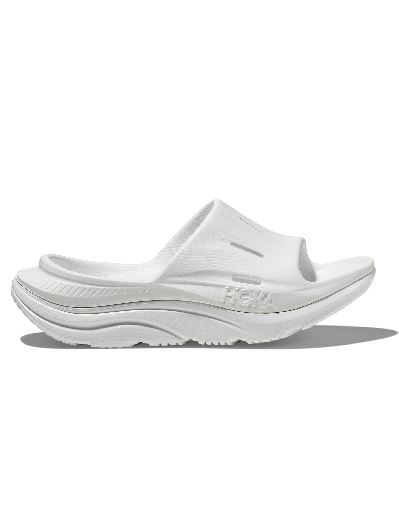 Hoka Ora Recovery Slide 3 Unisexe White / White – Garde-Malade