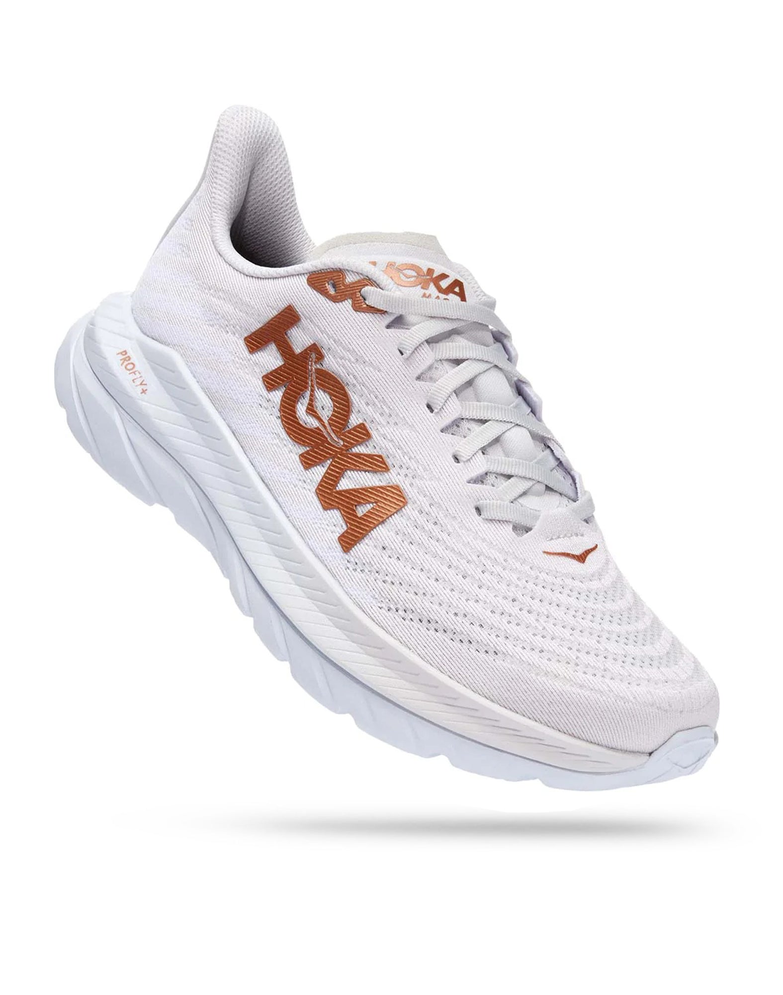 Men's Hoka Mach 5 White / Copper || Hommes Hoka Mach 5 White / Copper